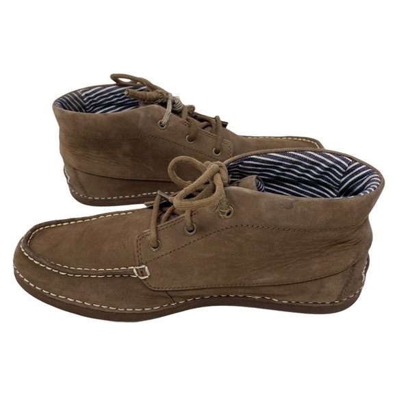 UGG Brown Suede Chukka Boots with Moccasin Stitching main image 8